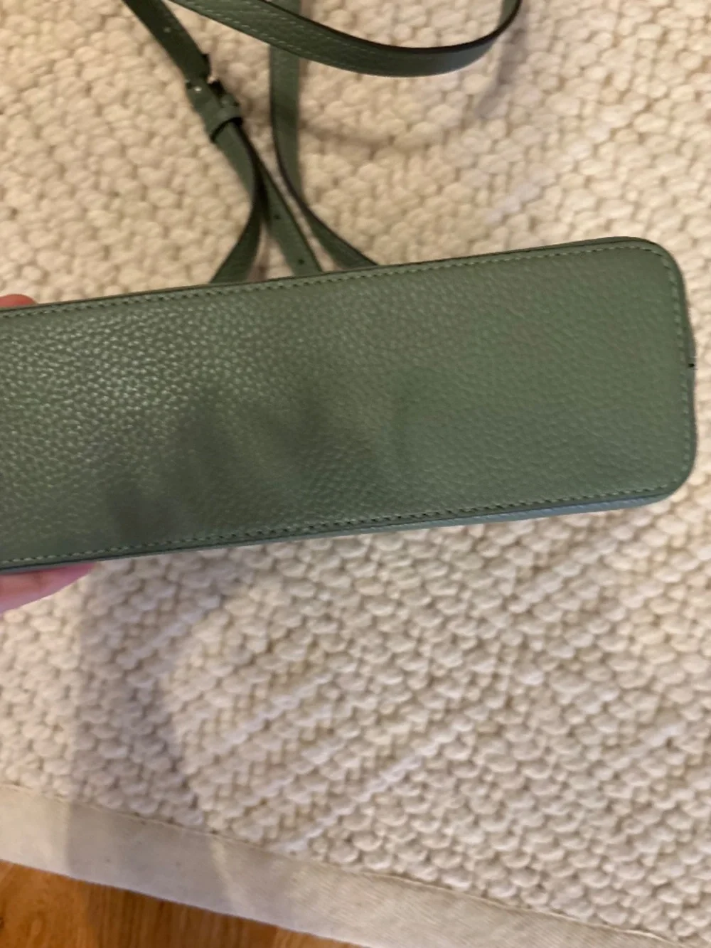 Kate Spade Hanna Southport Avenue Pebbled Leather Crossbody Green WKRU7110